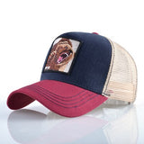 Baseball Caps men Breathable Mesh Snapback caps Unisex sun hat for women bone Hip Hop cap 8 Kinds of embroidery animal