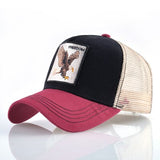 Baseball Caps men Breathable Mesh Snapback caps Unisex sun hat for women bone Hip Hop cap 8 Kinds of embroidery animal