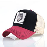 Baseball Caps men Breathable Mesh Snapback caps Unisex sun hat for women bone Hip Hop cap 8 Kinds of embroidery animal