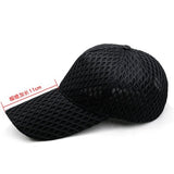 Plus size baseball cap for man adult summer mesh hip hop hat big head men large size plain snapback caps M 56-60cm L 60-62cm