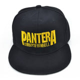 Pantera Heavy metal band Letter Baseball caps Cowboys From Hell rock Hip-hop cap fashion Men and women snapback hat
