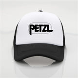 Fashion net cap Petzl Rock Printing baseball cap Men and women Summer Trend Cap New Youth sun hat Beach Visor hat