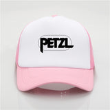 Fashion net cap Petzl Rock Printing baseball cap Men and women Summer Trend Cap New Youth sun hat Beach Visor hat