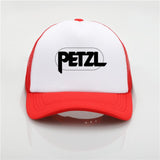 Fashion net cap Petzl Rock Printing baseball cap Men and women Summer Trend Cap New Youth sun hat Beach Visor hat