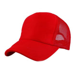 Adjustable Baseball Hat Child Solid Casual Patchwork Hats for Boy Girls Caps Classic Trucker Summer Kids Mesh Cap Sun Hat