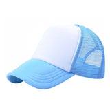 Adjustable Baseball Hat Child Solid Casual Patchwork Hats for Boy Girls Caps Classic Trucker Summer Kids Mesh Cap Sun Hat