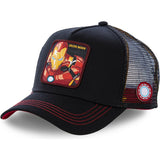 New Marvel Superhero IRON MAN Hat 2019 Hot Snapback Cap Cotton Baseball Cap For Men Women Hip Hop Dad Hat Trucker Mesh Hat